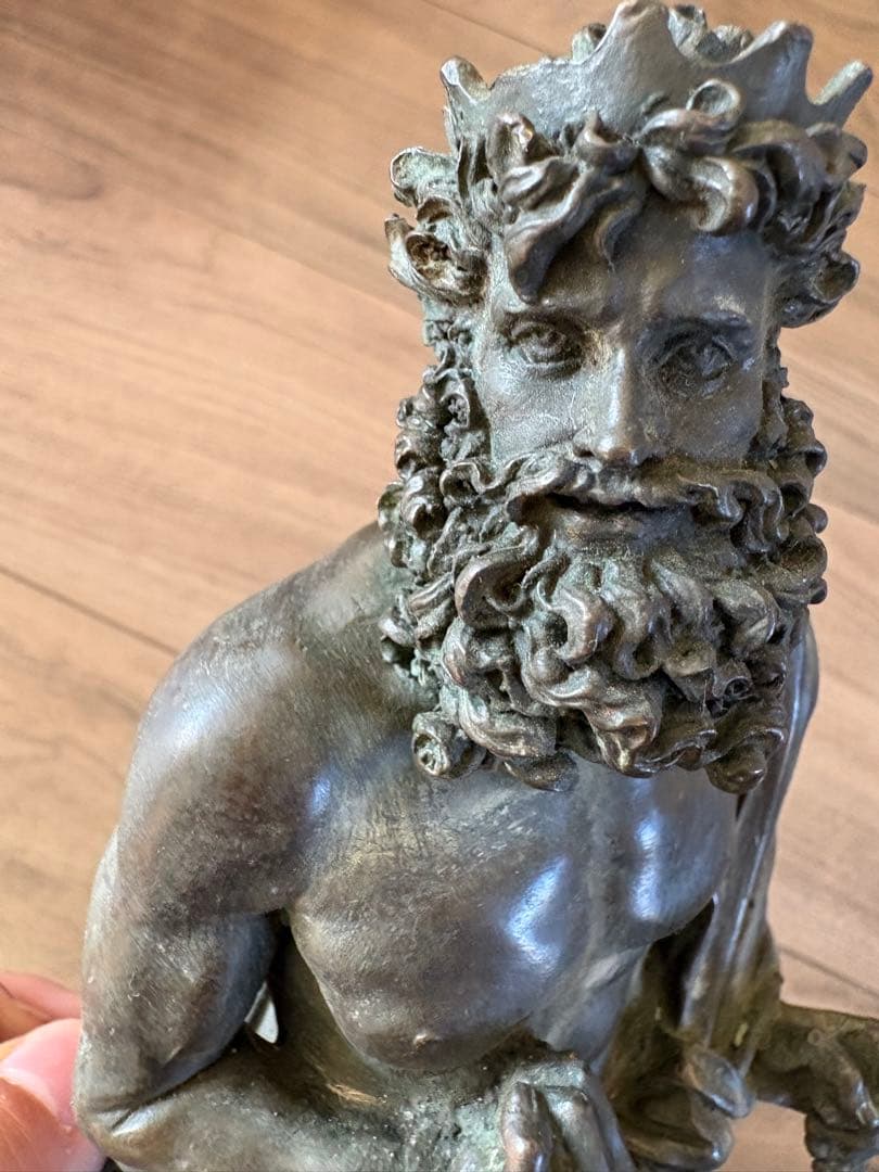 古代神話3つの地獄の犬彫像冥王ハーデスモデルキャラクター彫刻戦士騎士 古銅製