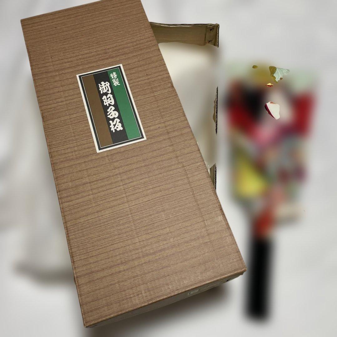 会津桐　レトロ　昭和　ヴィンテージ　特性羽子板　伝統的 羽子板 専用箱付き