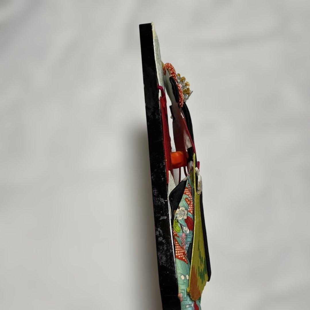 会津桐　レトロ　昭和　ヴィンテージ　特性羽子板　伝統的 羽子板 専用箱付き