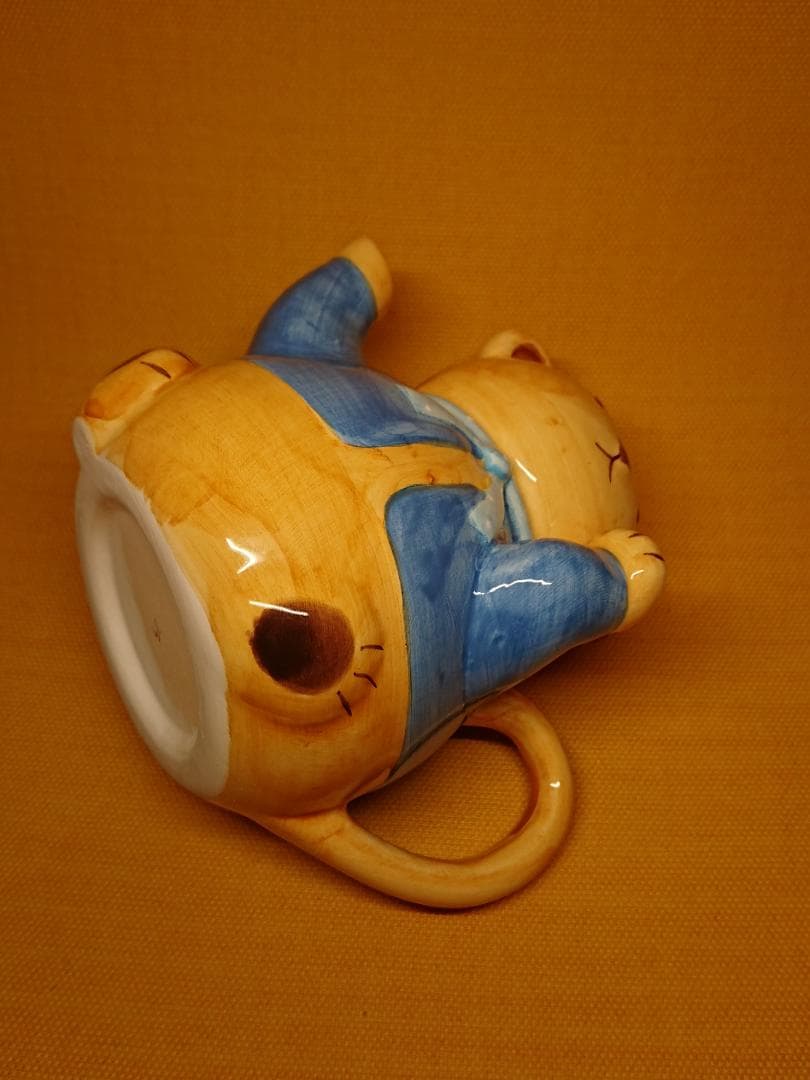 熊　テディベア　急須　ティーポット　置物　インテリア　工芸品　美術品　A1428
