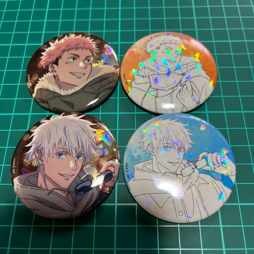 呪術廻戦 マルキューブ 缶バッジ 虎杖悠仁 五条悟 - メルカリ