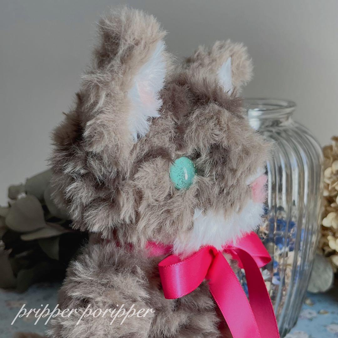 sample あみぐるみ　オーダーメイド　きじとらねこ　ぬいぐるみ