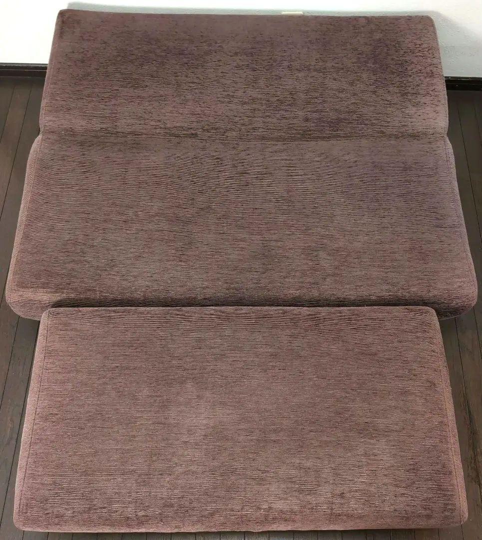 美品 3way リクライニング 折りたたみソファベッド