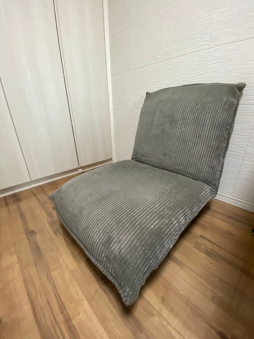 【再値下げ！】【１人用ソファ】コーデュロイ＆リクライニング付き