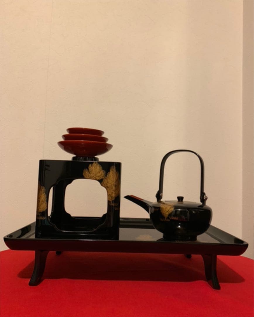 輪島塗 布浦漆器店造 屠蘇器一揃 （お屠蘇セット）