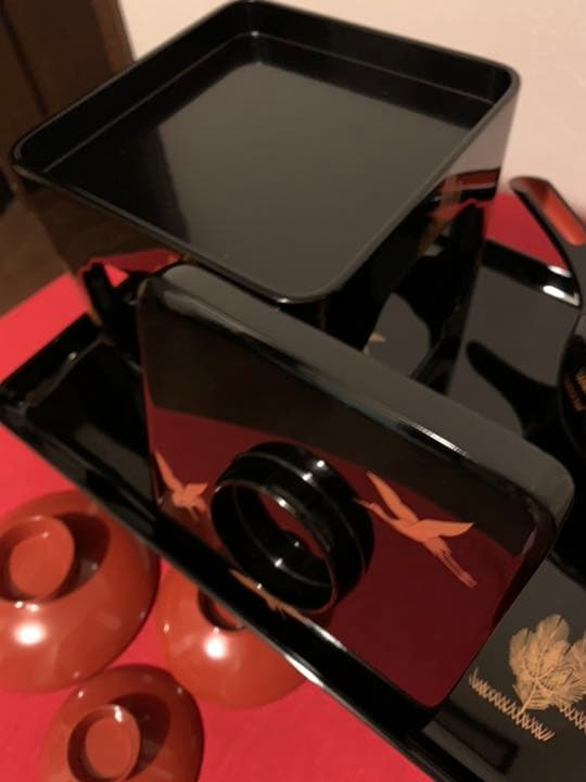 輪島塗 布浦漆器店造 屠蘇器一揃 （お屠蘇セット）