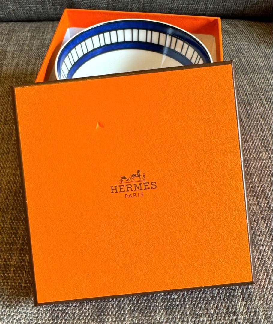 最終値下！エルメス ブルーダイユール ラージボウル 　スープボウル　飯碗