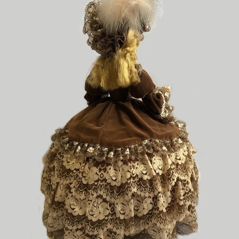 ユニバースドール フランス人形 昭和レトロ 西洋人形 ドレス - メルカリ