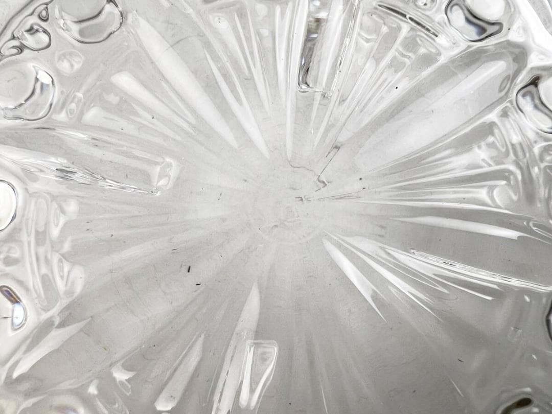 バカラ　灰皿　子皿　クリスタル　トレイ　小物　インテリア　ビンテージ　オールド