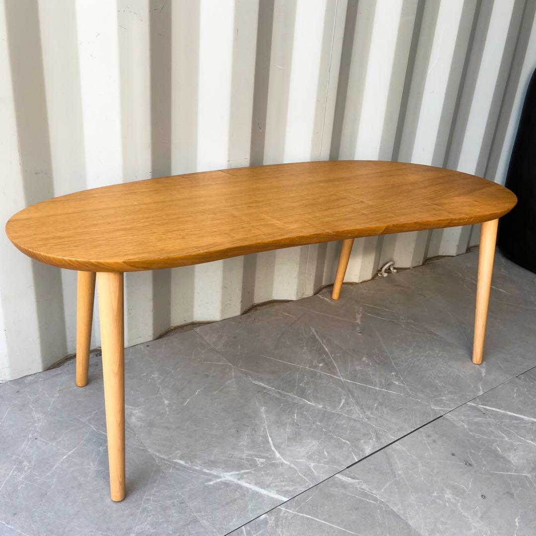 取付無料！飛騨産業 キツツキ ネストテーブル キノエ 天然木センターテーブル✨