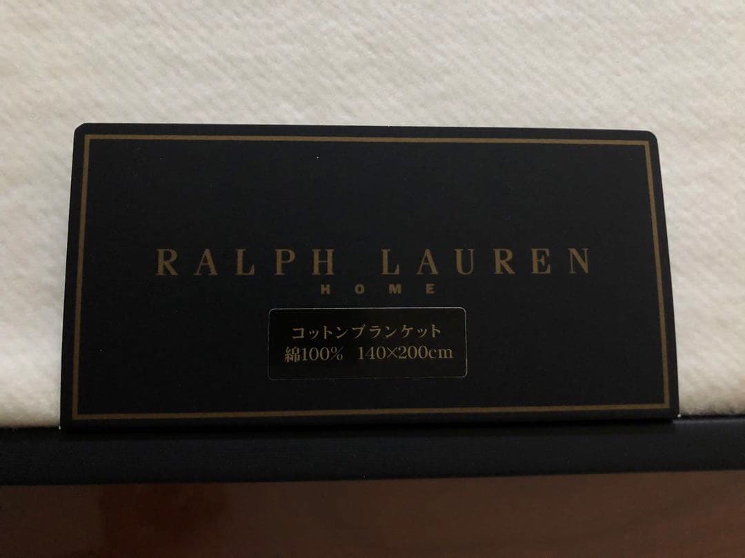 RALPH LAUREN  コットンブランケット140✖️200