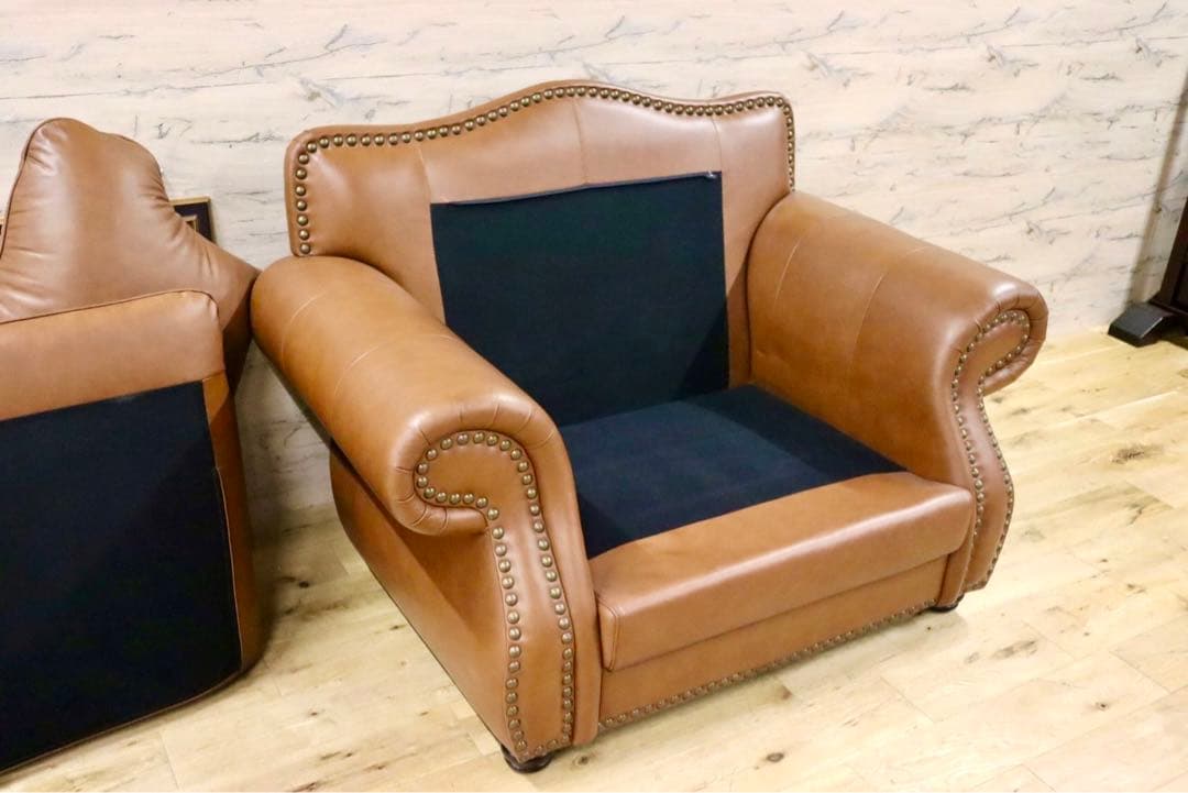 GMGN300C○英国 アンティーク調 エドワード 1人掛けソファ シングル