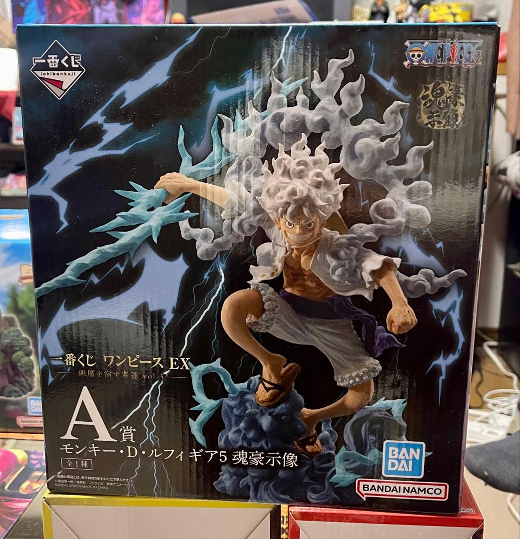 一番くじ ワンピース EX A賞 モンキー・D・ルフィ ギア5 魂豪示像