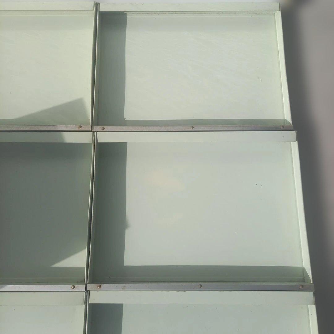 7段スチールラック グレー