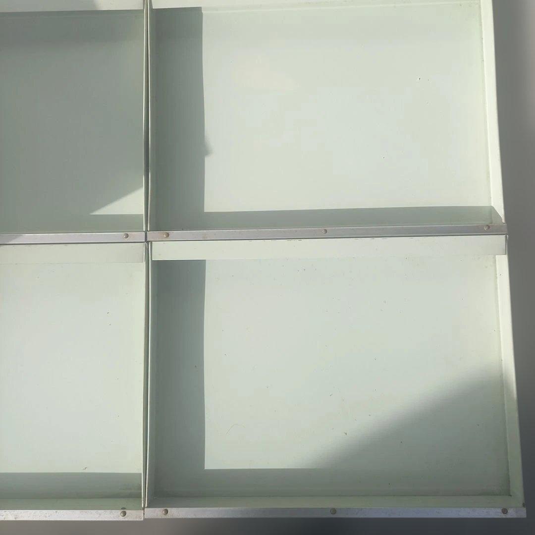 7段スチールラック グレー