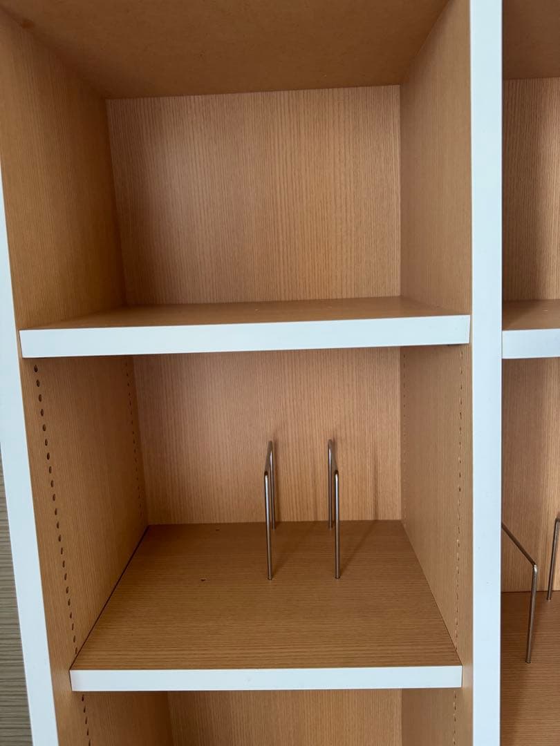 美品　ベルメゾン　本棚　ブックシェルフ ホワイト/ナチュラル