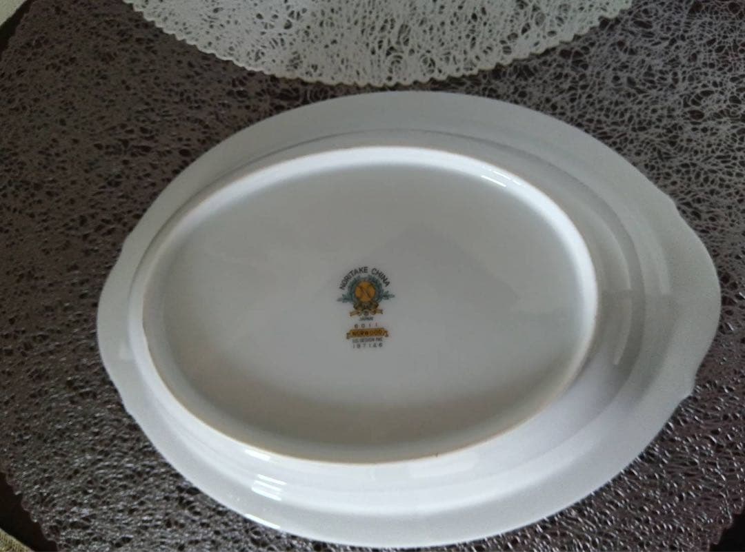 ノリタケ ヴィンテージ オーバル皿 1枚 - メルカリ