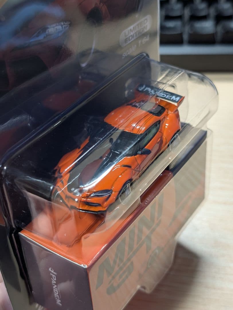 MINI GT Pandem Toyota GR Supra オレンジ