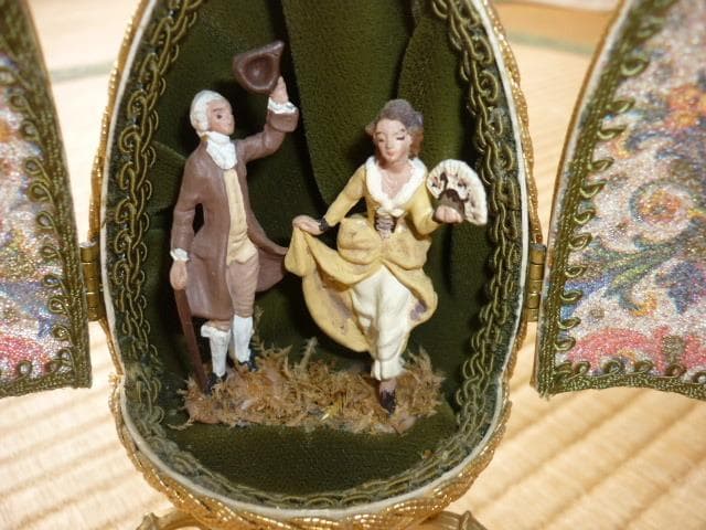 希少 美品 1960年代後半◆米国ディズニーランド エッグ型（卵型） オルゴール