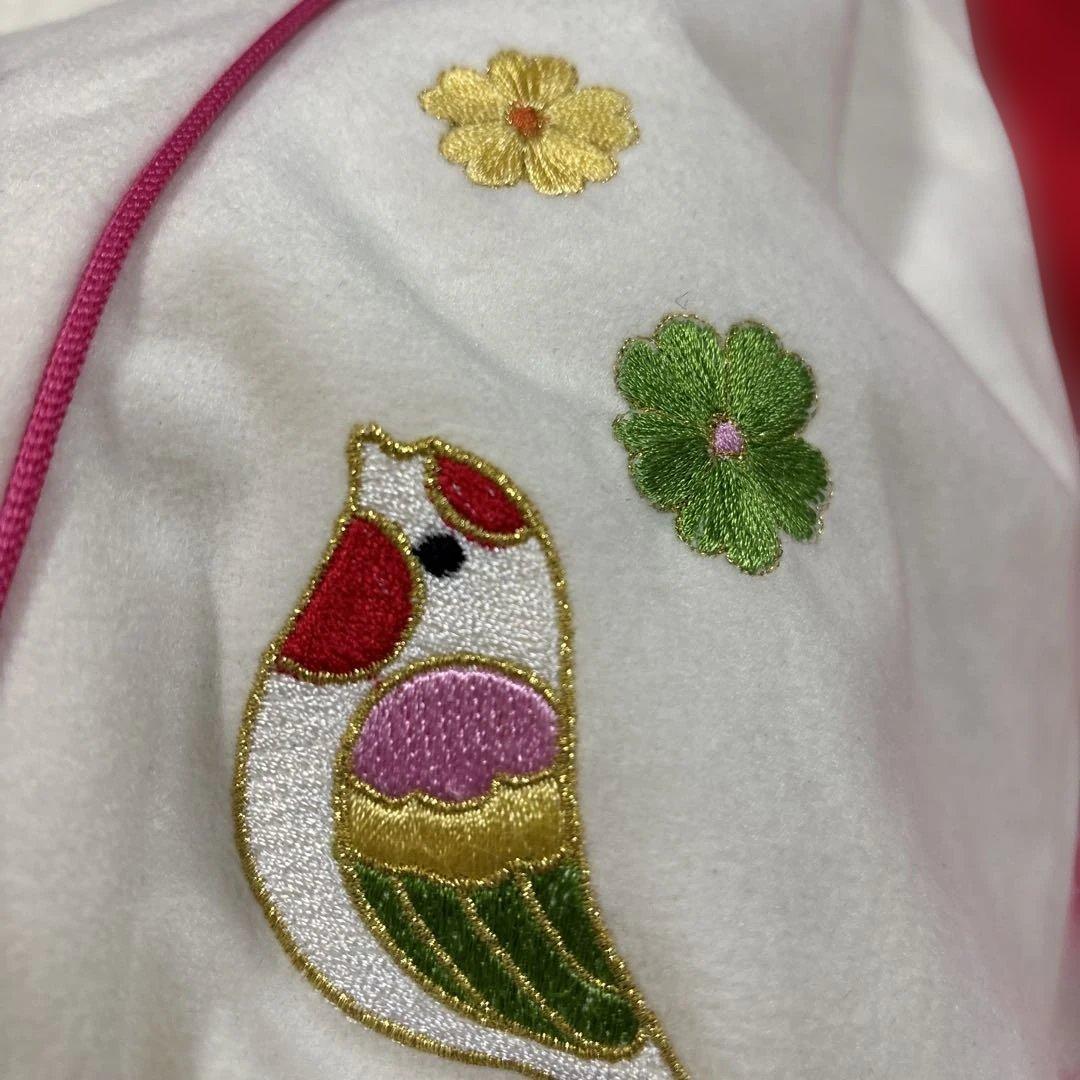 七五三　産着　三歳正絹着物　長襦袢六点セット　美品　乙葉