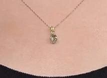 GSTV 希少石 シリマナイト+エメラルド K18 ペンダントトップ 未使用