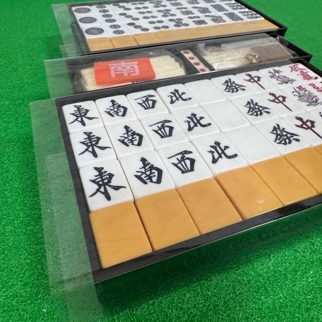 美品　レア キングバード　高級麻雀 ダイヤ牌　5ピン　赤牌　背黄　昭和レトロ