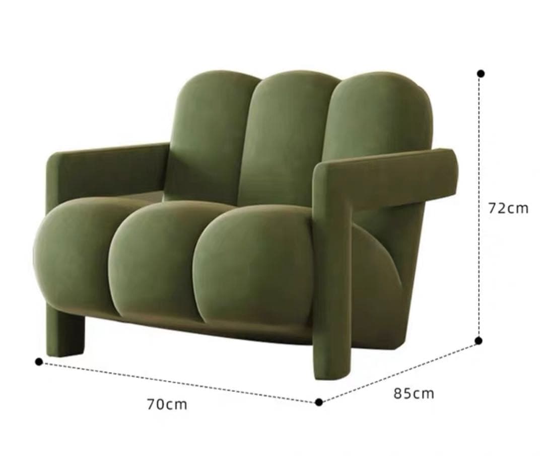 ダイニングチェア ソファ 姬系　ソファー　おしゃれソファー 1人掛け