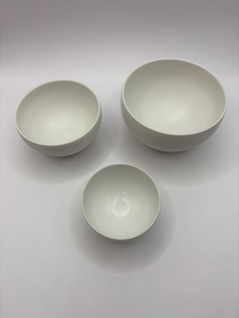 高久敏士　丸飯碗3点セット