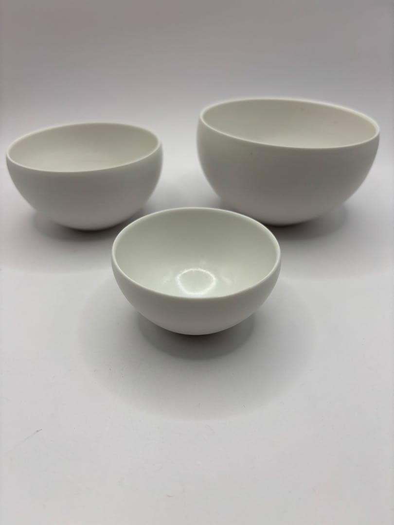 高久敏士　丸飯碗3点セット