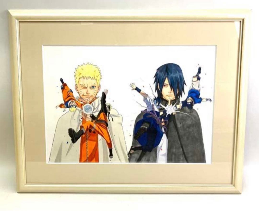 限定・非売品】NARUTO 高級複製原画 ナルト サスケ ナルト展 - メルカリ