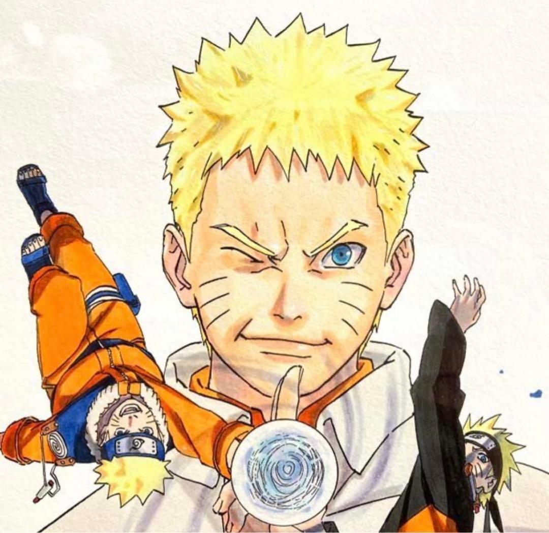 限定・非売品】NARUTO 高級複製原画 ナルト サスケ ナルト展 - メルカリ