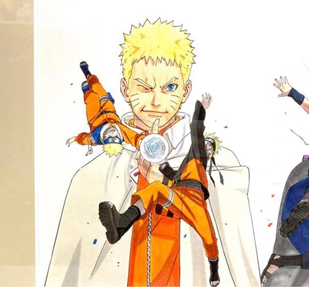 限定・非売品】NARUTO 高級複製原画 ナルト サスケ ナルト展 - メルカリ