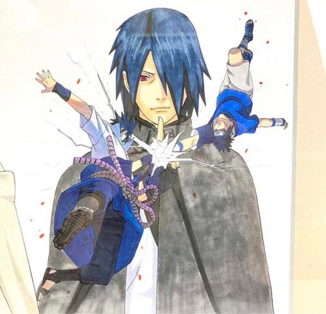 限定・非売品】NARUTO 高級複製原画 ナルト サスケ ナルト展 - メルカリ