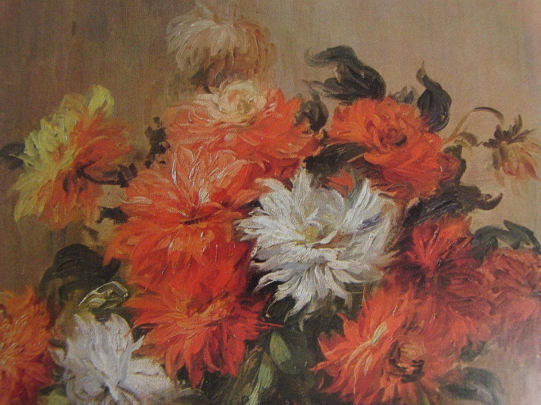 ピエール＝オーギュスト・ルノワール、【ばら】、希少な額装用画集より