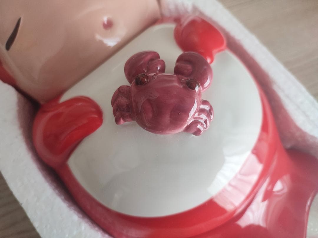 未使用】 崖の上のポニョ キャンディーポット 蓋付き菓子入れ ジャー