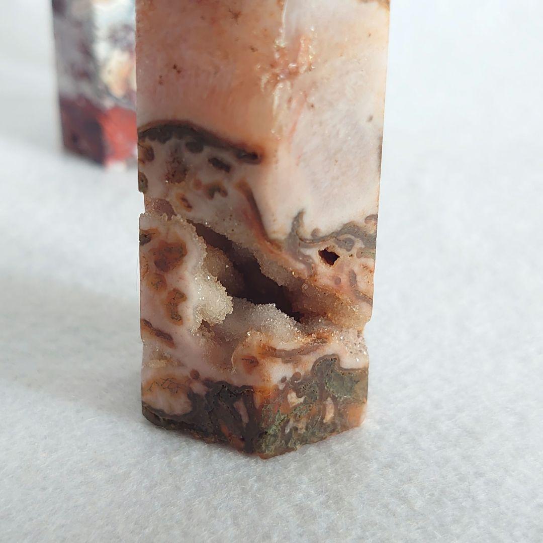 ピンク瑪瑙、メキシコ瑪瑙、レッドモスアゲート特別セット　ポイントタワー素敵な逸品