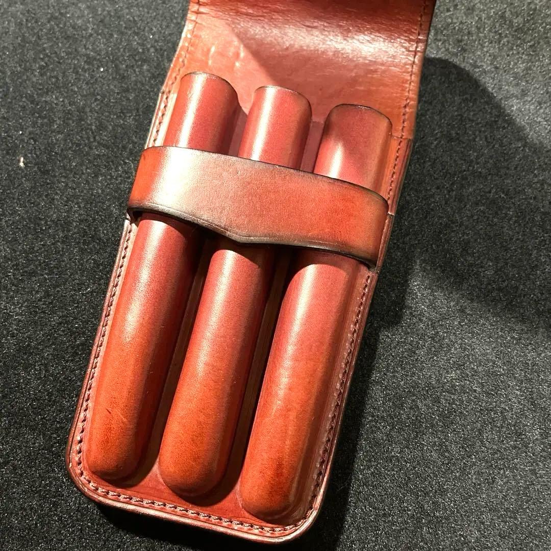 【入手困難】ル・ボナー 3本挿しペンケース ワイン 箱・包装完備