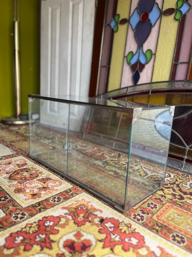 ガラス ショーケース アンティーク インテリア 昭和レトロ 当時物 什器