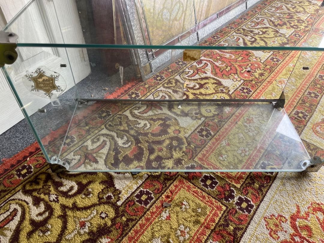 ガラス ショーケース アンティーク インテリア 昭和レトロ 当時物 什器