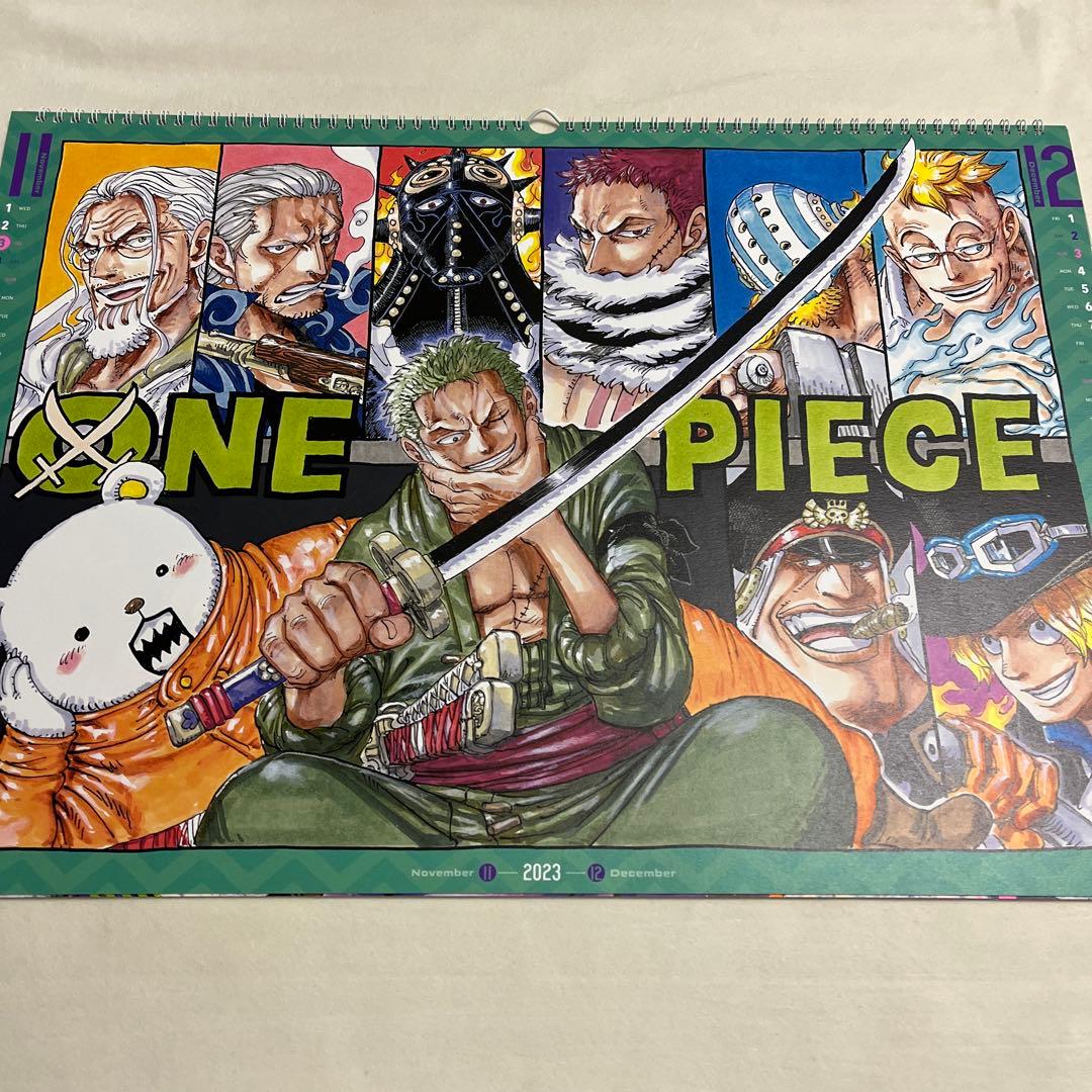 2023 ワンピース ONE PIECE コミックカレンダー 大判 - メルカリ