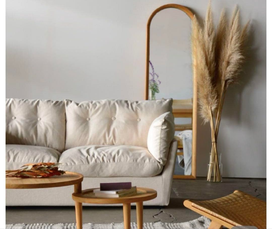 関家具　リープ スタンドミラー 全身鏡　姿見　木製　天然木