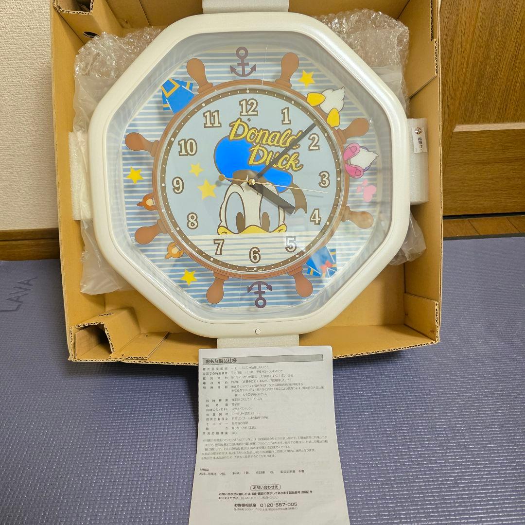 リズム(RHYTHM) ディズニー ドナルドダック からくり時計 Disney
