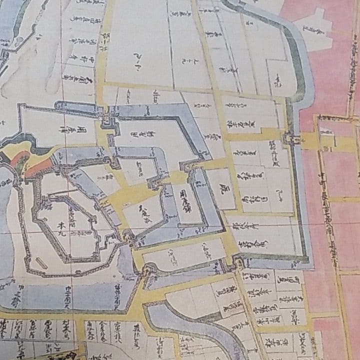 大正時代 古地図 古地図印刷 福島県白河市 小峰城・白河城周辺 戊辰戦争資料