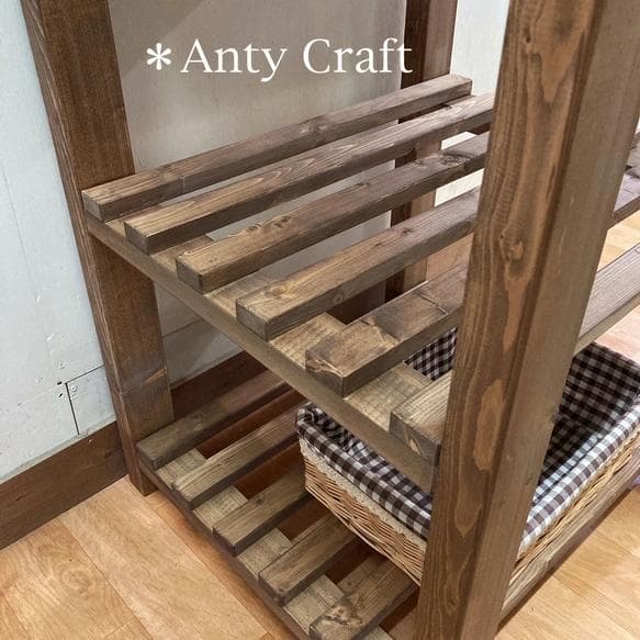 【サイズオーダー可】【引取可能】キッチンワゴン PC台 幅60cm UN 完成品