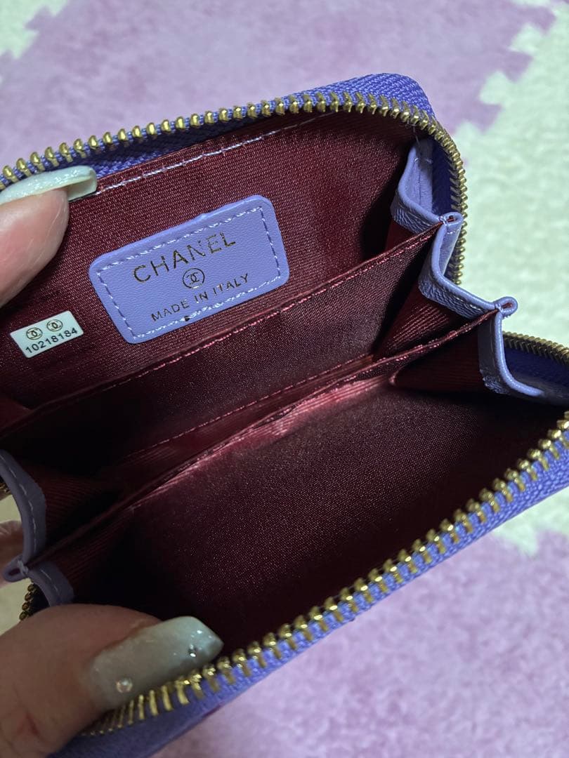 CHANEL 紫 ノベルティ ケース