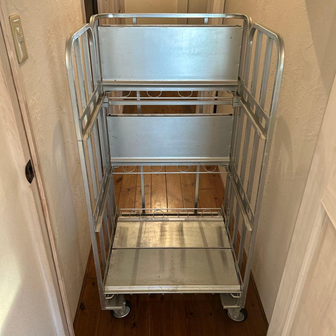 《専用》3段メタルワゴン シルバー