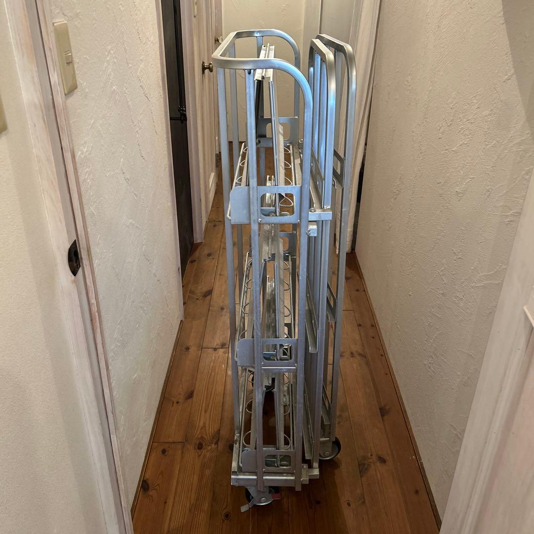 《専用》3段メタルワゴン シルバー