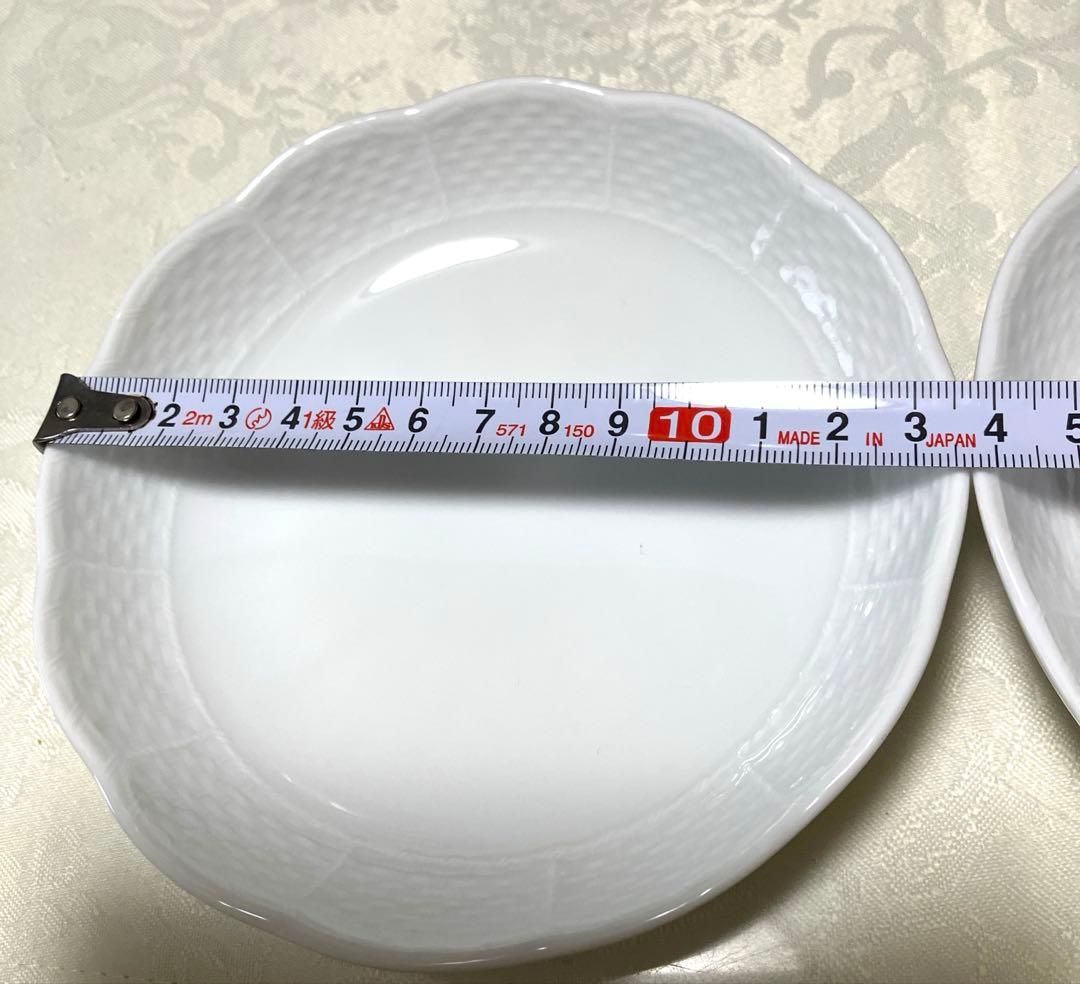 リチャードジノリ ベッキオホワイト ディッシュラウンドS 2枚セット