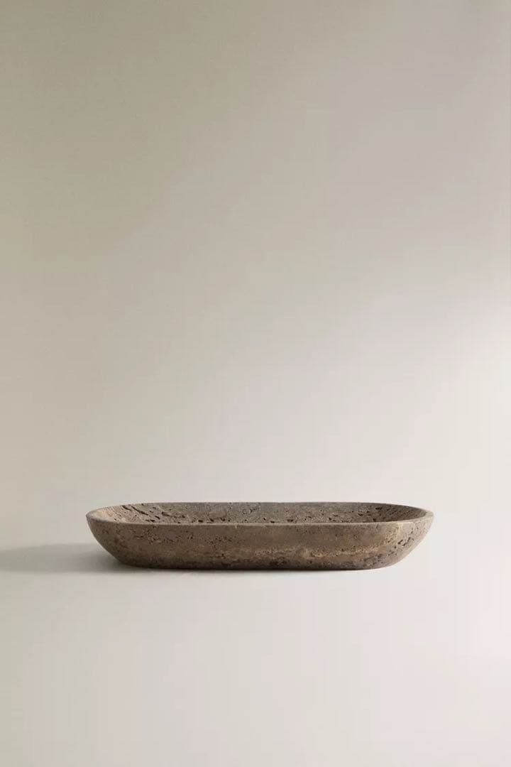 《最終お値下げ》ZARA  グレー マーブル バスボウル