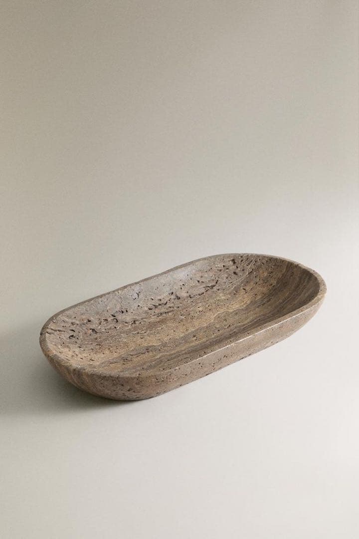 《最終お値下げ》ZARA  グレー マーブル バスボウル